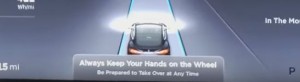 tesla autopilot be prepared to take over