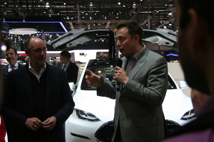 Elon Musk a Ginevra nel 2013