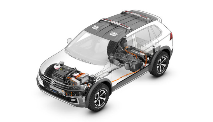 Powertrain ibrido Vw Tiguan Gte