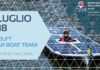 Barca solare tenta il record di velocità sul lago di Avigliana