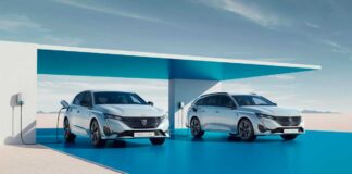 Dal plug-in al full electric, ecco le nuove Peugeot e-308 e e-308 SW