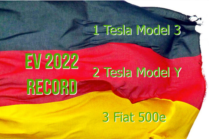 vendita auto elettriche germania 2022