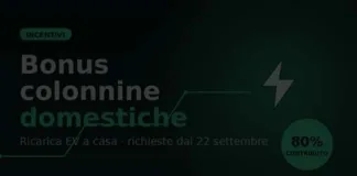 Colonnine, bonus dal 22/09 per case e condomìni